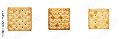 Fotografie Cracker Biscuit PNG Transparent Background, Square Saltine Cracker Collection, C