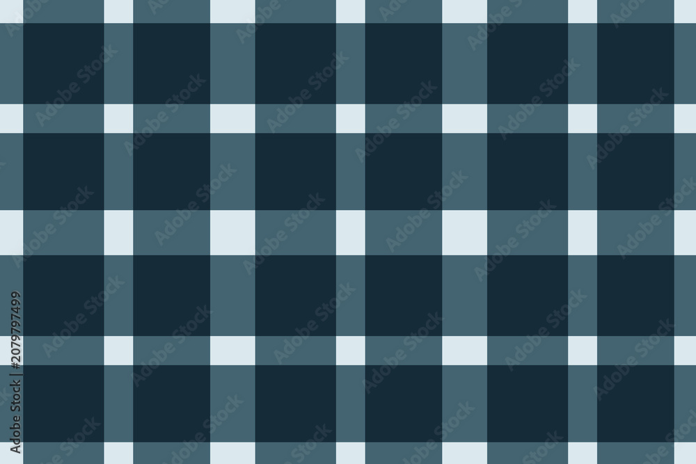Fototapeta premium Dark Blue and White Seamless Checkered Pattern
