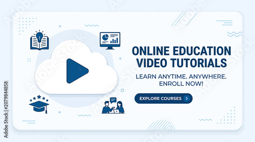 Foto Online Education Video Tutorials: Learn Anytime, Anywhere - Enroll Now!