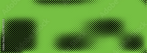 Abstract green and black grunge vector background. Dynamic design with distressed diagonal lines, halftone dots, and splatter textures, creating an energetic and edgy modern effect.Art ilustration