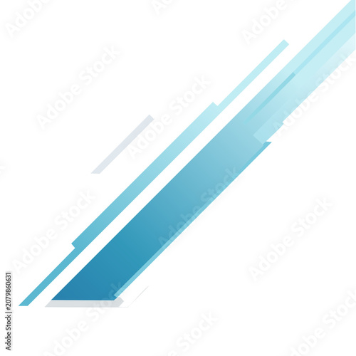 Abstract diagonal light beam vector