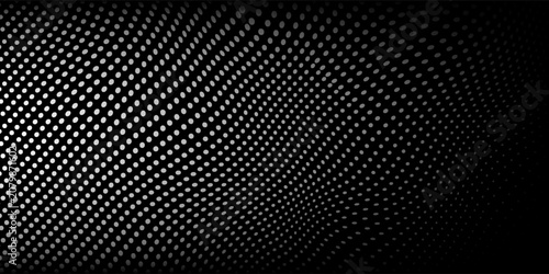 Black metal texture steel background. Perforated sheet metal.