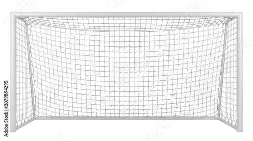 Simple black outline illustration of a soccer goal net isolated on a white background for sports design projects isolated on transparent background