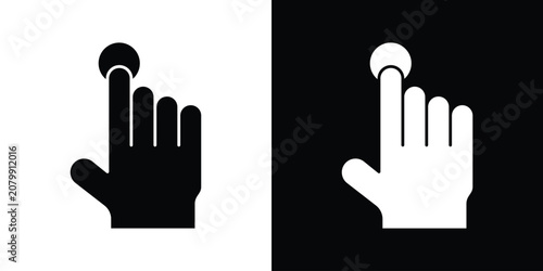 Tableau sur toile Touch icon