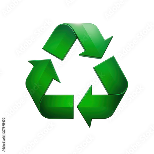 Green Recycle Symbol Transparent Background