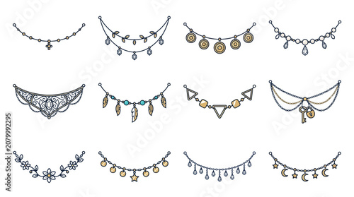 Boho Jewelry and Necklace Designs Collection