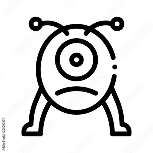 Φωτογραφία martian line icon