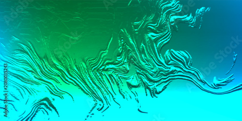 Bild auf Leinwand Light Blue, Green vector abstract template