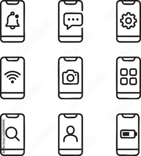 smart gadget communication hardware device smartphone design concept