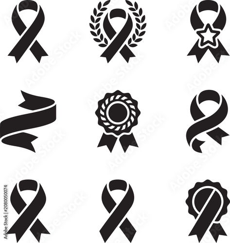 grand opening ceremony inauguration tape ribbon icon graphic