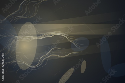 Abstract neural network illustration with glowing connections