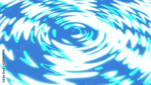 Anime Style Blue Water Ripple Animation