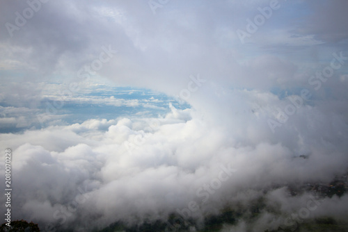 clouds in the sky