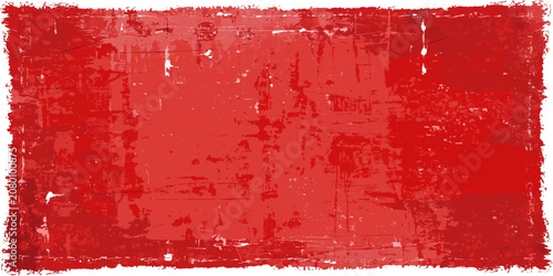 Vintage Red Grunge Paint Texture Background with Weathered Distressed Surface and Aged Wall Pattern Design.