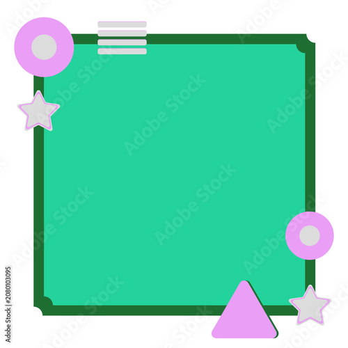 Retro Geometric Decoration