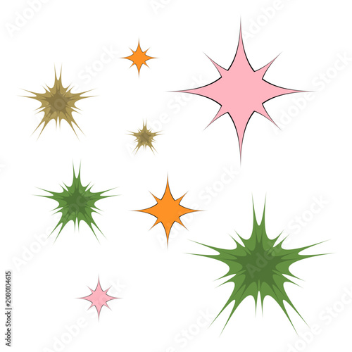 Retro Sparkle Decoration