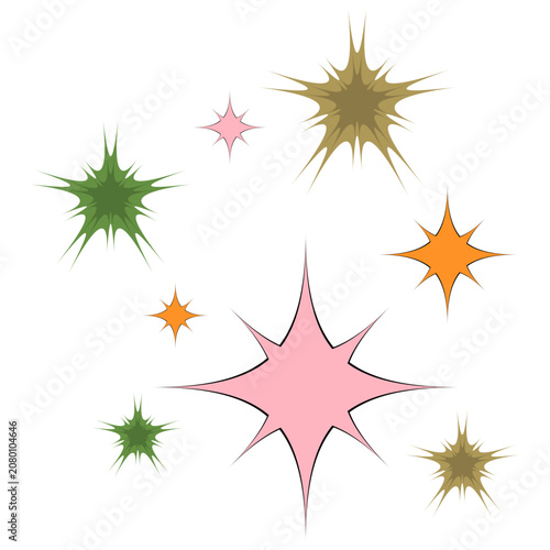 Retro Sparkle Decoration