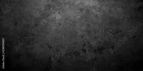 Deep Black Moody Grunge Texture for Abstract Artistic Projects.
