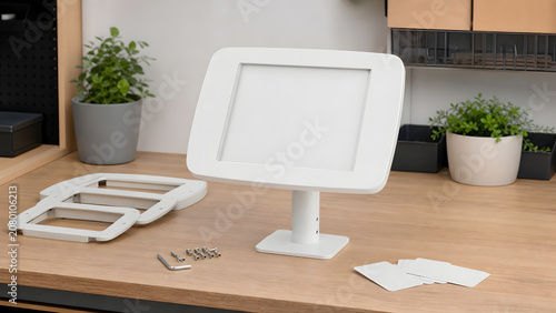 Quadro su tela Tablet kiosk enclosure spacer kit with blank cards