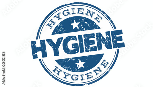 Fotografie Official Hygiene Standard Stamp Seal Representing Health, Cleanliness, and Quali