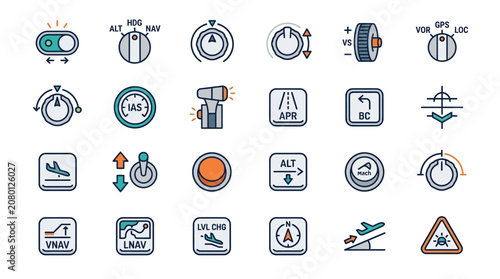 Detailed view of various technology icons displayed on a clean surface for reference on 2026-06-27