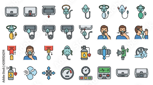 A collection of various futuristic robotic and technological icons displayed on a screen for 2026-06-27 reference.