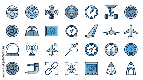 Various travel and transportation icons displayed on a 2026-06-27 design project