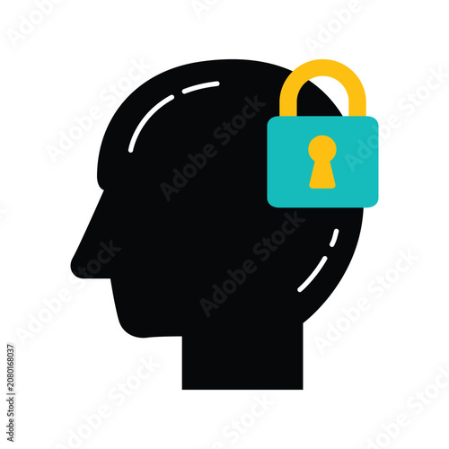 Foto Closed Minded icon design
