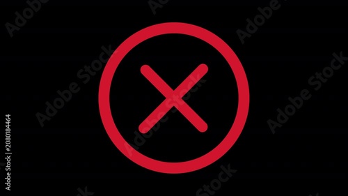 Red X Mark Symbol