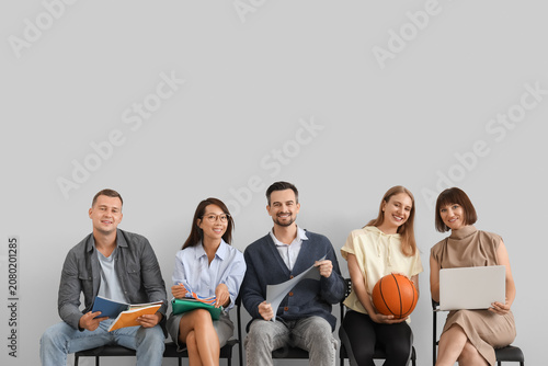 Group of teachers sitting i...