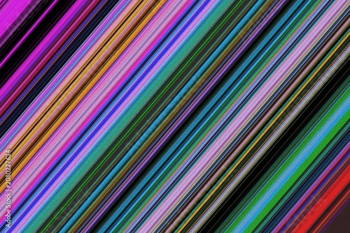 Fotografie Textured diagonal abstract lines with vivid multicolored gradient stripes abstra