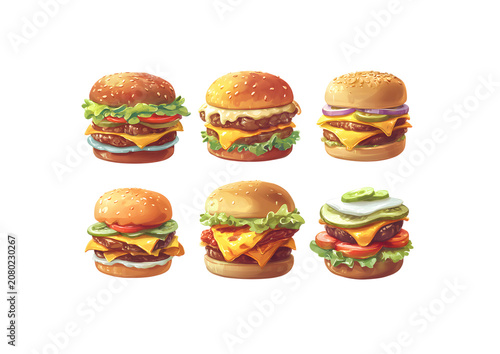 Delicious cheeseburgers