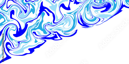 Abstract background seamless pattern with colorful waves. Trendy vector illustration in retro psychedelic style.
