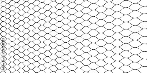 Mesh texture for fishing nets. Seamless pattern for sportswear or soccer goal, volleyball net, basketball hoop, hockey, athletics. Abstract net background for sports