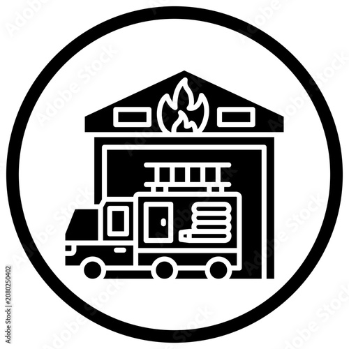 Foto Fire Station Icon