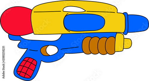 Colorful plastic water gun toy for Songkran festival summer party