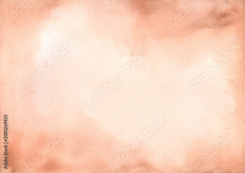 Delicate Pastel Coral Watercolor Wash for Sophisticated Stationery