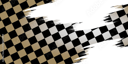 Canvastavla Abstract background, texture of a checkered flag