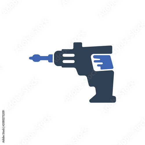 Power Drill Icon, Cordless Drill Icon