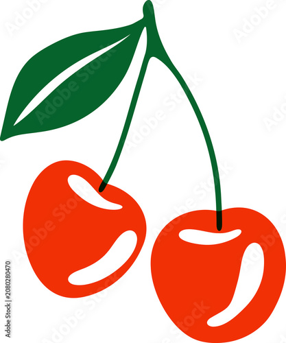 Fotografie Minimal cherry clipart