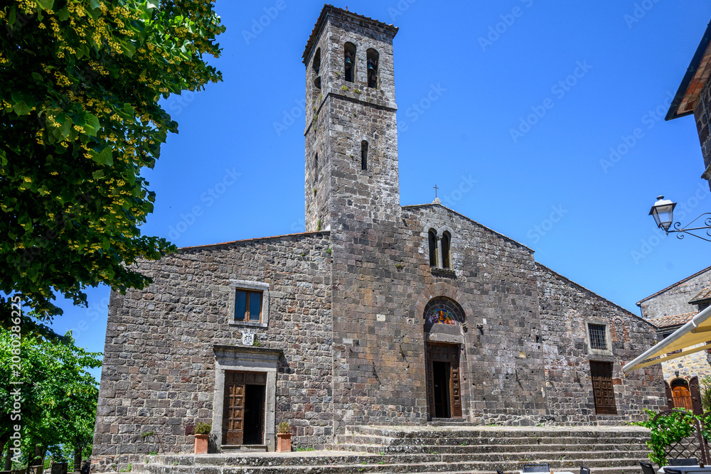 Obraz premium Radicofani, Toscana, via Francigena