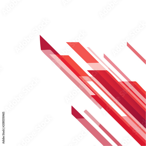 Abstract diagonal red and pink geometric lines vector