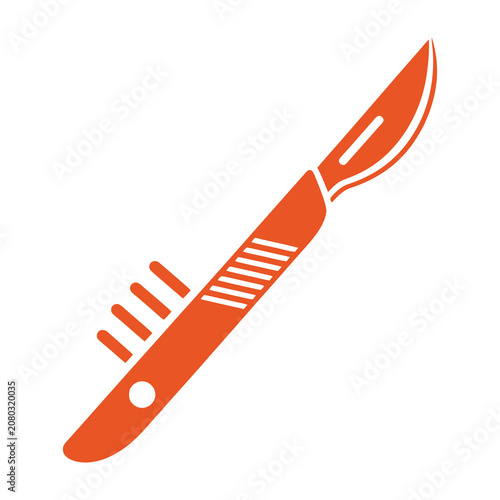 Scalpel knife medical instrument