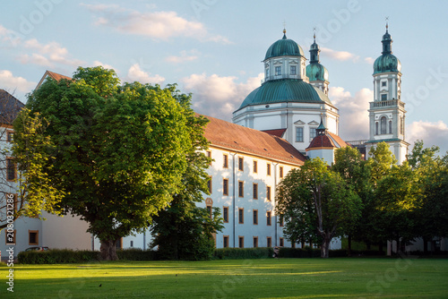 Hofgarten, Basilika St. Lorenz, Kempten im Allgäu
