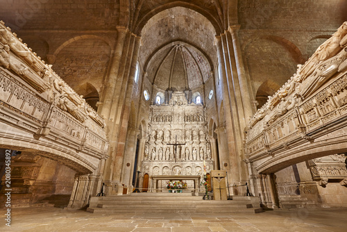 Fotografi Poblet monastery main church