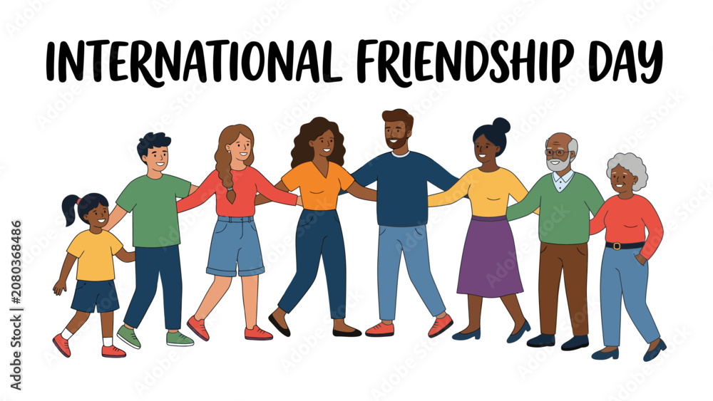 Fototapeta premium International Friendship Day Celebration