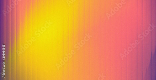 Yellow Glow Bleeding into Coral Pink, Warm Sunset Multicolor Gradient with Glass Texture. cover banner poster, landing page