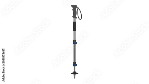 Bild auf Leinwand telescoping hiking pole