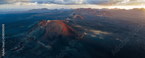 Volcanic Landscape of Lanzarote, Canary Islands, Spain