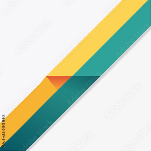 Abstract diagonal stripes with triangle accent vector